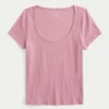 Tricou cu gât rotund Tricou cu gât rotund