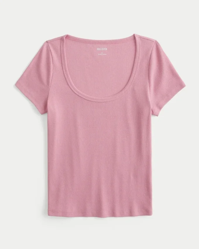 Tricou cu gât rotund Tricou cu gât rotund