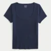 Tricou cu gât rotund Tricou cu gât rotund