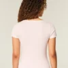 Tricou cu gât rotund Tricou cu gât rotund