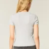Tricou cu guler rotund Tricou cu guler rotund