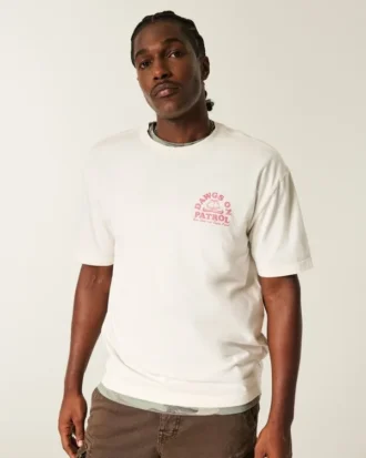 Tricou cu imprimeu Boxy Dawgs on Patrol