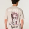 Tricou cu imprimeu Boxy Dr Pepper Tricou cu imprimeu Boxy Dr Pepper