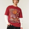 Tricou cu imprimeu Boxy Florida State University Tricou cu imprimeu Boxy Florida State University