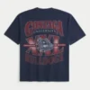 Tricou cu imprimeu Boxy Gonzaga University Bulldogs Tricou cu imprimeu Boxy Gonzaga University Bulldogs