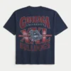 Tricou cu imprimeu Boxy Gonzaga University Bulldogs Tricou cu imprimeu Boxy Gonzaga University Bulldogs
