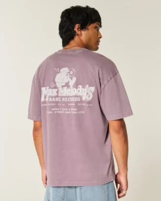 Tricou cu imprimeu Boxy Max Melody
