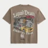 Tricou cu imprimeu Boxy NASCAR Liquid Death Tricou cu imprimeu Boxy NASCAR Liquid Death