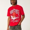 Tricou cu imprimeu Boxy Ohio State Buckeyes Tricou cu imprimeu Boxy Ohio State Buckeyes