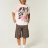 Tricou cu imprimeu Boxy Ohio State Buckeyes Tricou cu imprimeu Boxy Ohio State Buckeyes