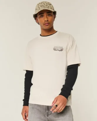 Tricou cu imprimeu Boxy Park Street Pawn