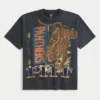 Tricou cu imprimeu Boxy Pitt Panthers Tricou cu imprimeu Boxy Pitt Panthers