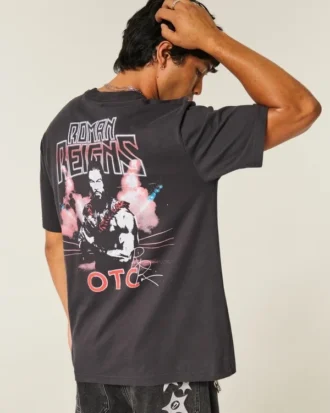 Tricou cu imprimeu Boxy Roman Reigns The Only One