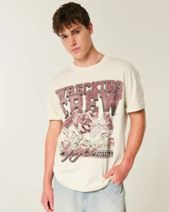Tricou cu imprimeu Boxy Texas A&M University Aggies