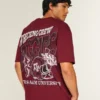 Tricou cu imprimeu Boxy Texas A&M University Aggies Tricou cu imprimeu Boxy Texas A&M University Aggies