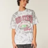 Tricou cu imprimeu Boxy The Ohio State University Buckeyes Tricou cu imprimeu Boxy The Ohio State University Buckeyes