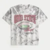 Tricou cu imprimeu Boxy The Ohio State University Buckeyes Tricou cu imprimeu Boxy The Ohio State University Buckeyes