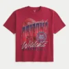 Tricou cu imprimeu Boxy University of Arizona Wildcats