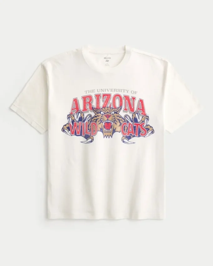 Tricou cu imprimeu Boxy University of Arizona Wildcats Tricou cu imprimeu Boxy University of Arizona Wildcats