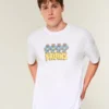 Tricou cu imprimeu Boxy University of California, Los Angeles, Bruins Tricou cu imprimeu Boxy University of California, Los Angeles, Bruins