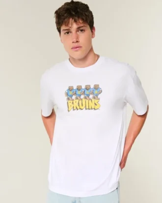 Tricou cu imprimeu Boxy University of California, Los Angeles, Bruins