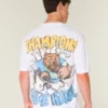 Tricou cu imprimeu Boxy University of California, Los Angeles, Bruins Tricou cu imprimeu Boxy University of California, Los Angeles, Bruins