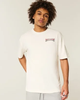 Tricou cu imprimeu Boxy University of Georgia Bulldogs