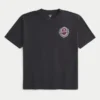 Tricou cu imprimeu Boxy University of Houston Cougars Tricou cu imprimeu Boxy University of Houston Cougars