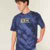 Tricou cu imprimeu Boxy University of Michigan Tricou cu imprimeu Boxy University of Michigan