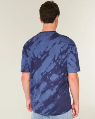 Tricou cu imprimeu Boxy University of Michigan