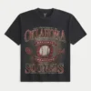 Tricou cu imprimeu Boxy University of Oklahoma Sooners Tricou cu imprimeu Boxy University of Oklahoma Sooners