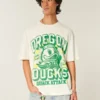 Tricou cu imprimeu Boxy University of Oregon Ducks Tricou cu imprimeu Boxy University of Oregon Ducks