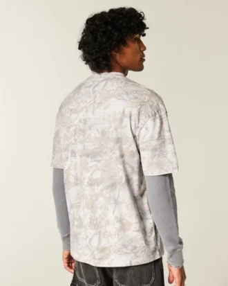 Tricou cu imprimeu Boxy University of Oregon Ducks