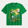 Tricou cu imprimeu Boxy University of Oregon Ducks Tricou cu imprimeu Boxy University of Oregon Ducks