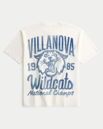 Tricou cu imprimeu Boxy Villanova University Wildcats