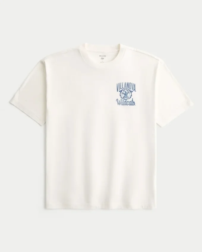 Tricou cu imprimeu Boxy Villanova University Wildcats Tricou cu imprimeu Boxy Villanova University Wildcats