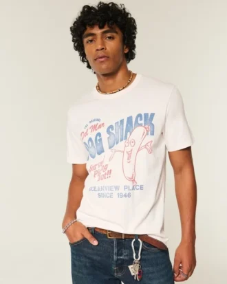 Tricou cu imprimeu Del Mar Dog Shack
