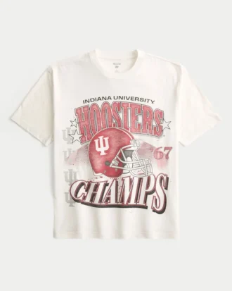 Tricou cu imprimeu Indiana University Hoosiers