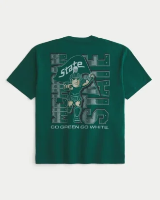 Tricou cu imprimeu Michigan State University Tricou cu imprimeu Michigan State University