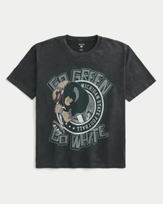 Tricou cu imprimeu Michigan State University Spartans