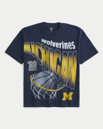 Tricou cu imprimeu Michigan Wolverines