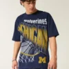 Tricou cu imprimeu Michigan Wolverines