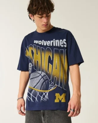 Tricou cu imprimeu Michigan Wolverines