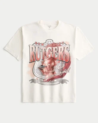 Tricou cu imprimeu Rutgers University