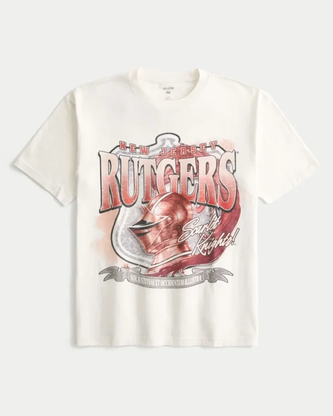 Tricou cu imprimeu Rutgers University