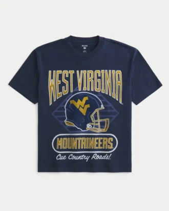 Tricou cu imprimeu West Virginia University Mountaineers