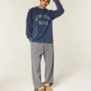 Tricou cu mâneci lungi, croi drept, cu imprimeu New York State Tricou cu mâneci lungi, croi drept, cu imprimeu New York State