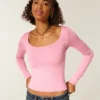Tricou cu mâneci lungi, croi fără cusături Tricou cu mâneci lungi, croi fără cusături