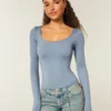 Tricou cu mâneci lungi, croi fără cusături Tricou cu mâneci lungi, croi fără cusături