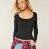 Tricou cu mâneci lungi, croi fără cusături Tricou cu mâneci lungi, croi fără cusături